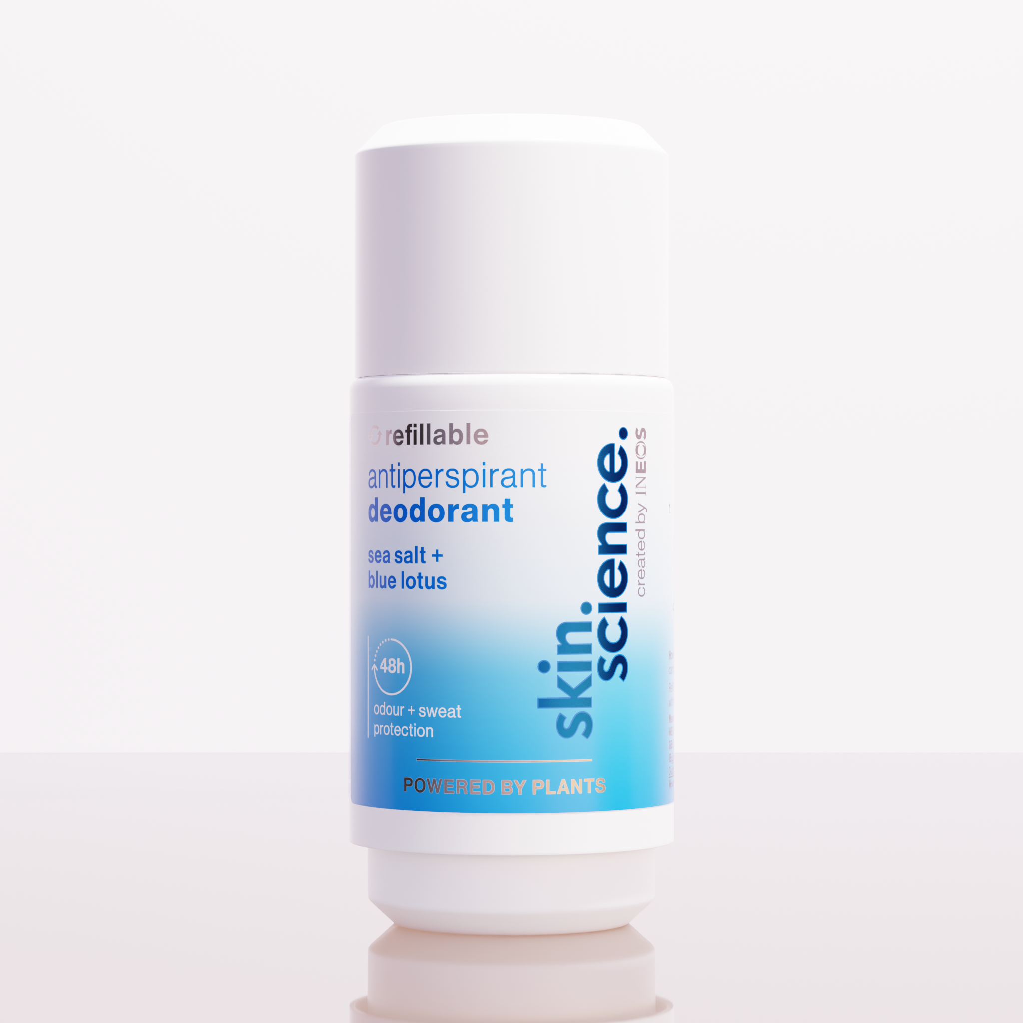 Skin Science Roll On Antiperspirant Deodorant Sea Salt + Blue Lotus