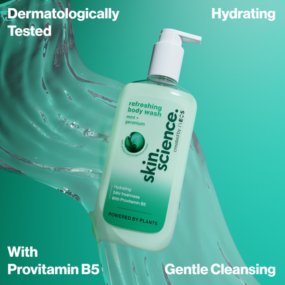 Skin Science Mint + Geranium Body Wash
